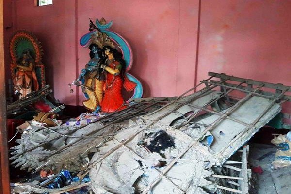 ব্রাহ্মণবাড়িয়ায় মন্দিরে হামলা