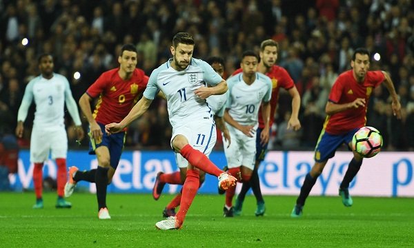 during the international friendly match between England and Spain at Wembley Stadium on November 15, 2016 in London, England.
