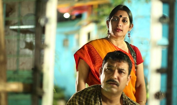 নাটকের একটি দৃশ্যে তৌকির আহমেদ ও বিপাশা হায়াত