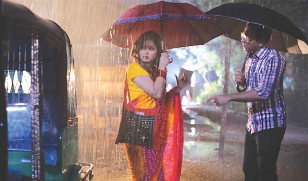 চলচ্চিত্রের একটি দৃশ্যে তাহসান ও ভাবনা