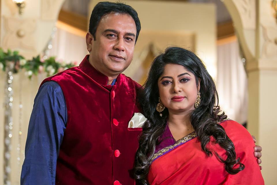 বিয়েবাড়িতে জাহিদ হাসান ও মৌসুমী