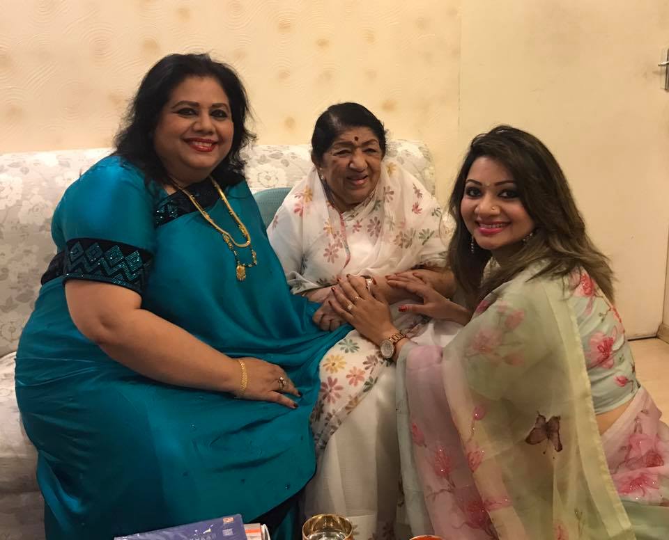 রুনা লায়লা, লতা মঙ্গেশকর ও আঁখি আলমগীর