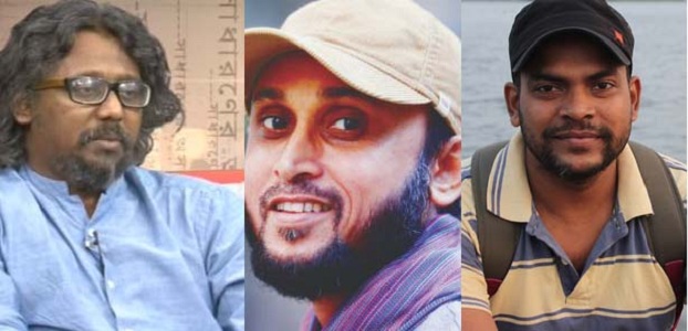 বা থেকে অমিতাভ রেজা চৌধুরী, মোস্তফা সরয়ার ফারুকী ও আবু শাহেদ ইমন