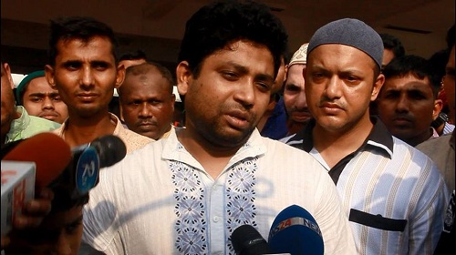 র‌্যাব গোয়েন্দা প্রধানের ছোট ভাই (ইউসুফ হিমেল)। ছবি তুলেছেন: ওবায়দুল হক তুহিন
