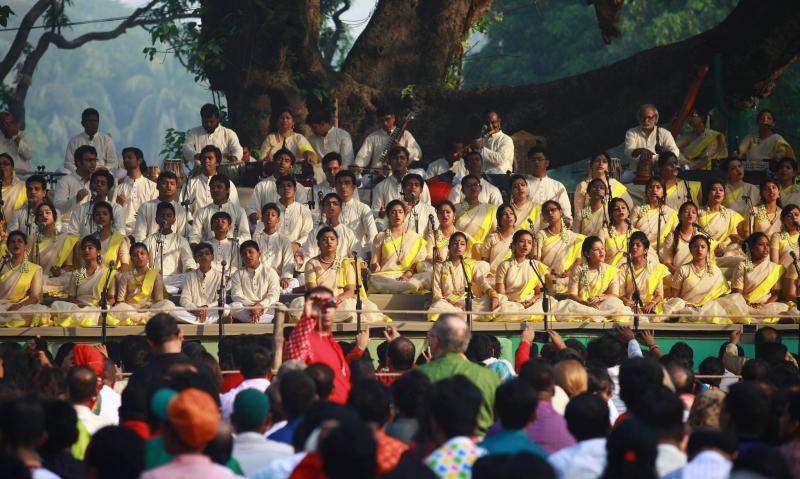 রমনা বটমূলে ছায়ানটের বর্ষবরণ অনুষ্ঠান
(ছবি : সংগৃহীত)
