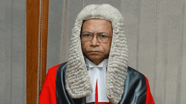 প্রধান বিচারপতি এসকে সিনহা। (ফাইল ছবি)।