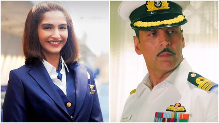 ‘নিরজা’ ছবিতে সোনম কাপুর ও ‘রুস্তম’ ছবিতে অক্ষয় কুমার