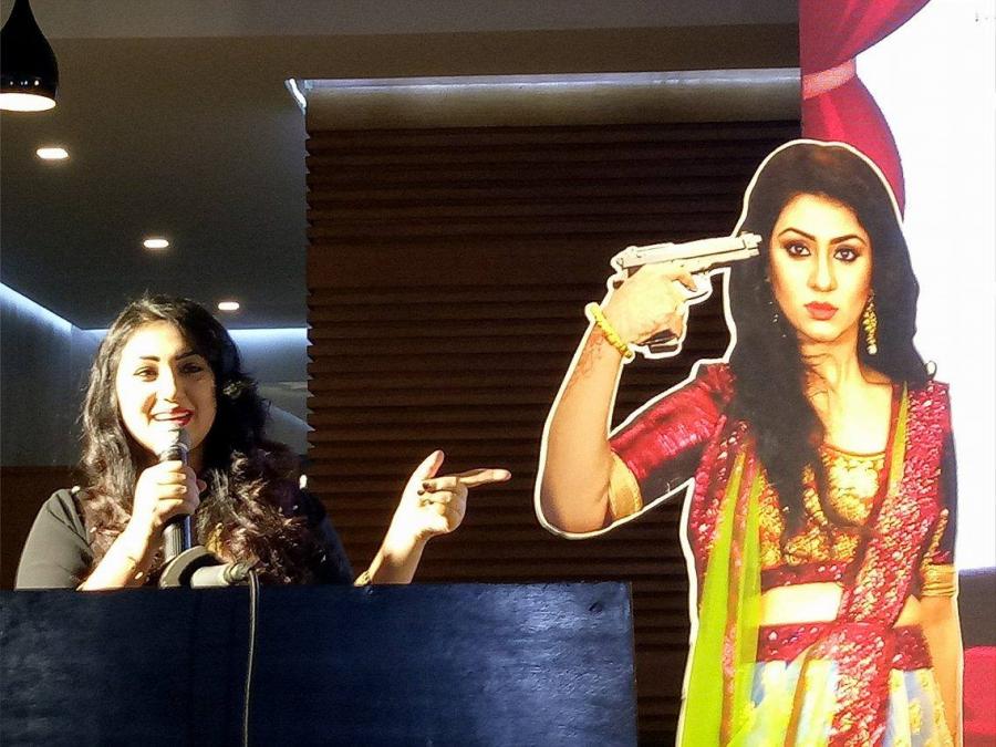 ‘রাজনীতি’ ছবির সংবাদ সম্মেলনে অপু বিশ্বাস