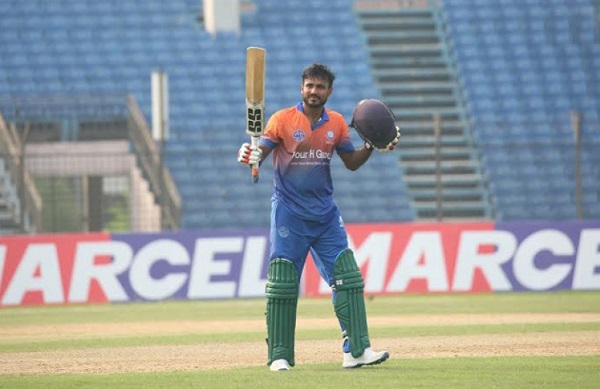 শতক হাঁকানোর পর জুনায়েদ সিদ্দিকী