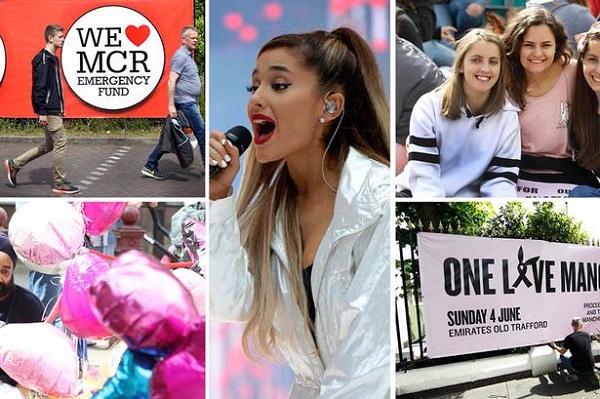 আরিয়ানা গ্র্যান্ডের বেনিফিট কনসার্ট 'ওয়ান লাভ ম্যানচেস্টার'-এর ফান্ডে, মাত্র তিন ঘণ্টায় জমা পড়েছে ছাব্বিশ লাখ ডলার।