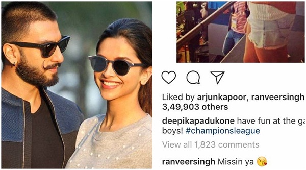 রণবীর সিং ও দীপিকা পাড়ুকোন