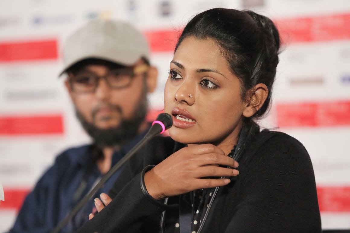 ৩৯তম মস্কো আন্তর্জাতিক চলচ্চিত্র উৎসবে সংবাদ সম্মেলনে তিশা