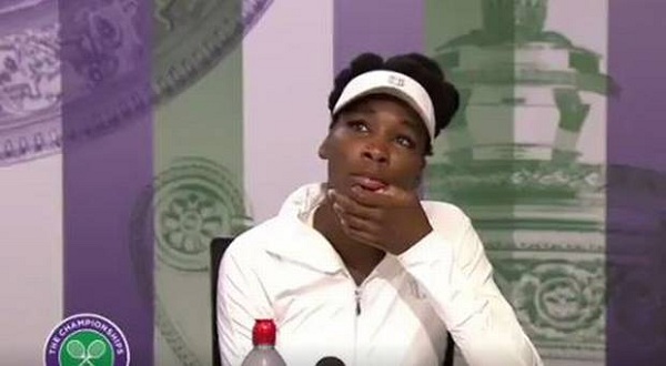 সংবাদ সম্মেলনে কান্নায় ভেঙে পড়েন ভেনাস উইলিয়ামস