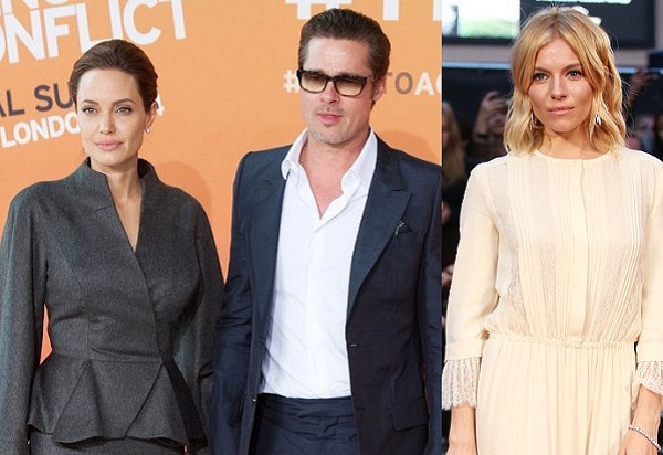 অ্যাঞ্জেলিনা জোলি, ব্র্যাড পিট ও সিয়েনা মিলার