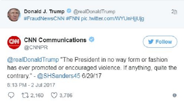 সিএনএন’র টুইট