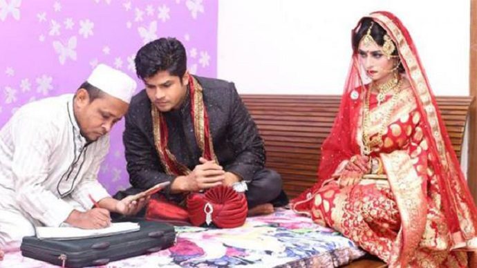 নিলয় ও শখের বিয়ের ছবি