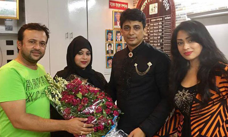 এফডিসিতে চলচ্চিত্র শিল্পী সমিতির কার্যালয়ে শাবনূর
