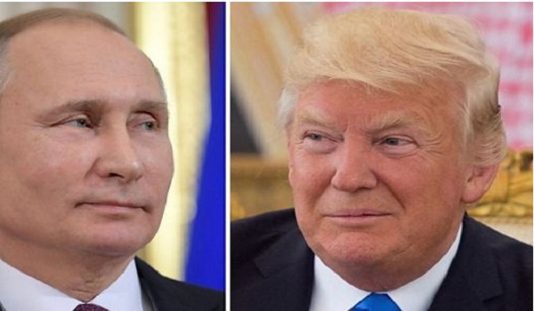 রাশিয়ার প্রেসিডেন্ট ভ্লাদিমির পুতিন ও যুক্তরাষ্ট্রের প্রেসিডেন্ট ডোনাল্ড ট্রাম্প