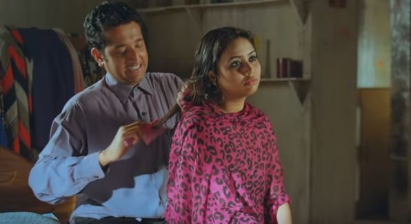 ‘ভয়ংকর সুন্দর’ ছবিতে পরমব্রত চট্টোপাধ্যায় ও ভাবনা