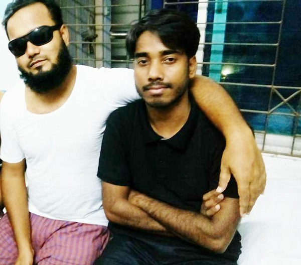 সিদ্দিকুরের সঙ্গে জাহাঙ্গীর কবীর।