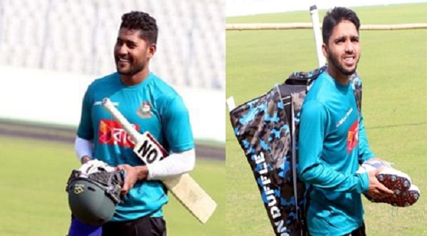 বাংলাদেশ ক্রিকেটার ইমরুল কায়েস ও মুমিনুল হক অনুশীলনে. Channel i News - চ্যানেল আই নিউজ