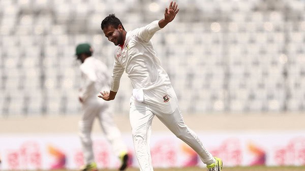 বাংলাদেশ ক্রিকেটার উইকেট উদযাপন করছে, আন্তর্জাতিক ক্রিকেট ম্যাচ. Channel i News - চ্যানেল আই নিউজ