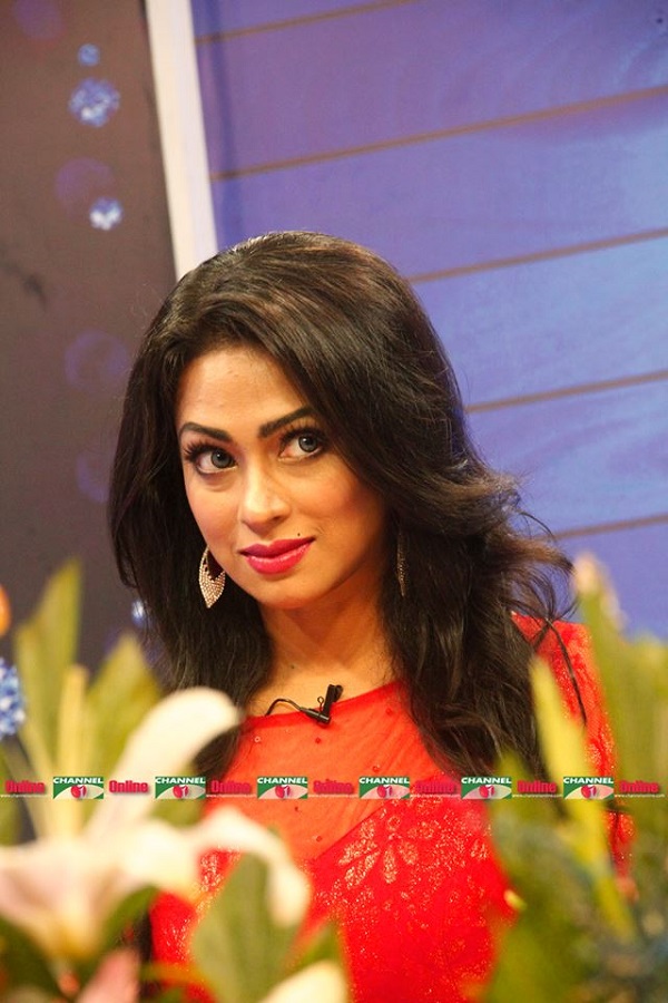 চিত্রনায়িকা পপি। ছবি: তুহিন।