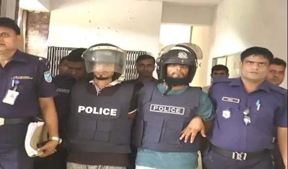 টাঙ্গাইলে দুই জঙ্গির ৪ দিনের রিমান্ড মঞ্জুর, পুলিশ ও জঙ্গিরা।. Channel i News - চ্যানেল আই নিউজ