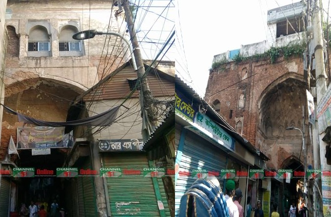 পুরাণ ঢাকার ছোট ও বড় কাটরার ধ্বংসাবশেষ