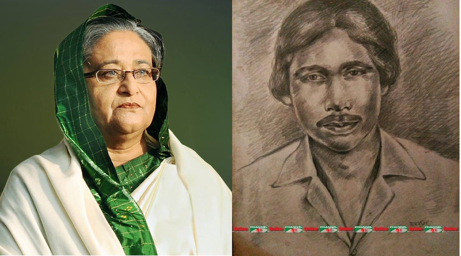 প্রধানমন্ত্রী শেখ হাসিনা এবং জগন্নাথ হল ট্রাজেডিতে নিহত তুষার দাস