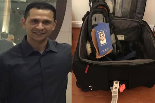 Man with passport and luggage at airport, Bangladesh news. Channel i News - চ্যানেল আই নিউজ