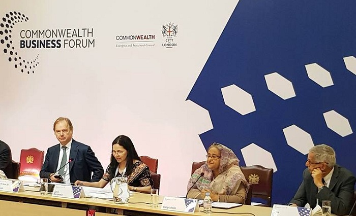 প্রধানমন্ত্রী-কমনওয়েলথ-বিদেশি বিনিয়োগের আহ্বান