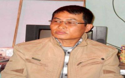 নিহত ইউপিডিএফ (সংস্কার) গ্রুপের প্রধান তপন জ্যোতি চাকমা বর্মা।