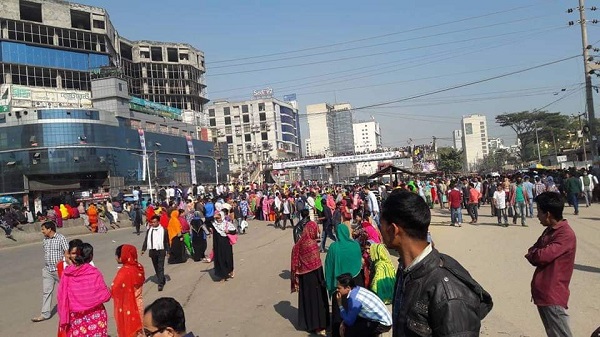 পোশাক শ্রমিক-কাজে না ফিরলে-কারখানা বন্ধ ঘোষণা