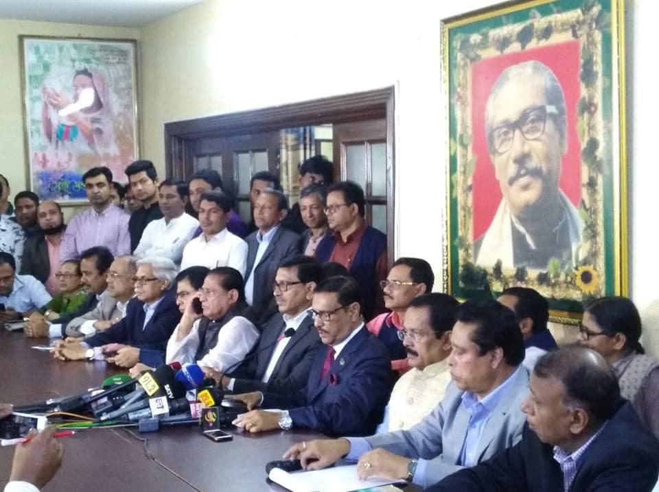 ওবায়দুল কাদের-বিদ্রোহীদের বিরুদ্ধে ব্যবস্থা