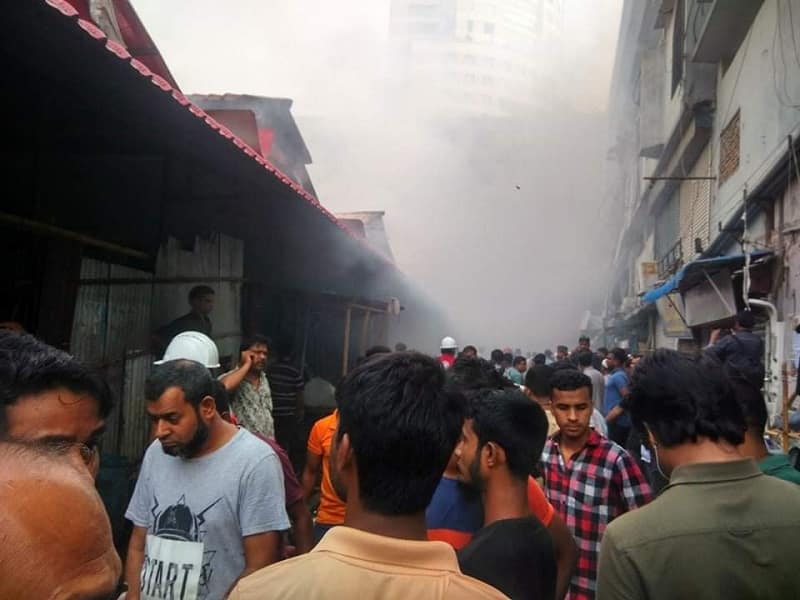 গুলশান আগুন-নিয়ন্ত্রণে