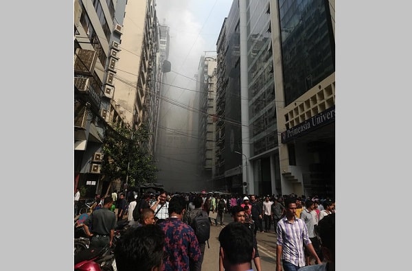 এফ আর টাওয়ার-আগুন