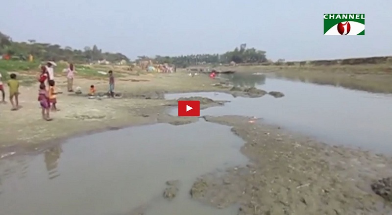 হবিগঞ্জের আজমিরীগঞ্জের ঘরদাইড় নদী ভরাট
