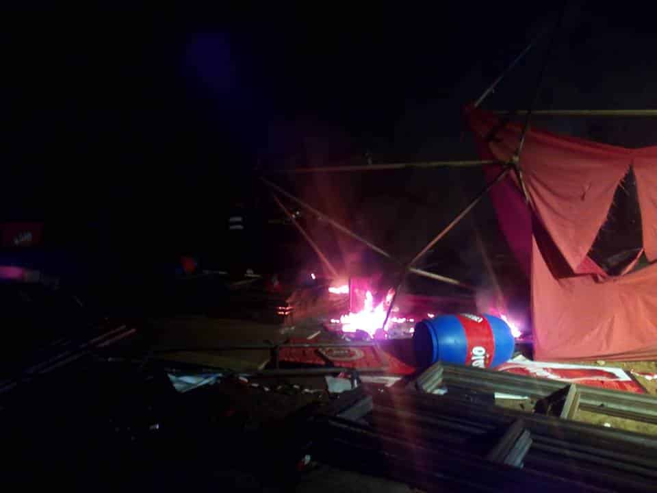 ঢাবি-কনসার্টে আগুন