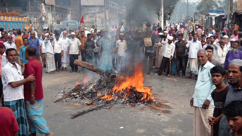 পাটকল শ্রমিক-ধর্মঘট-অবরোধ