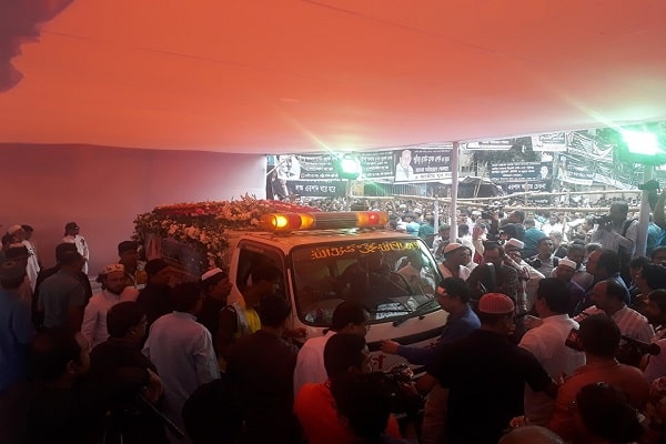 এরশাদের মরদেহ