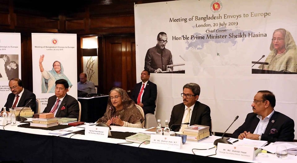 প্রধানমন্তী শেখ হাসিনা-ইউরোপীয় দেশগুলোতে কূটনীতি
