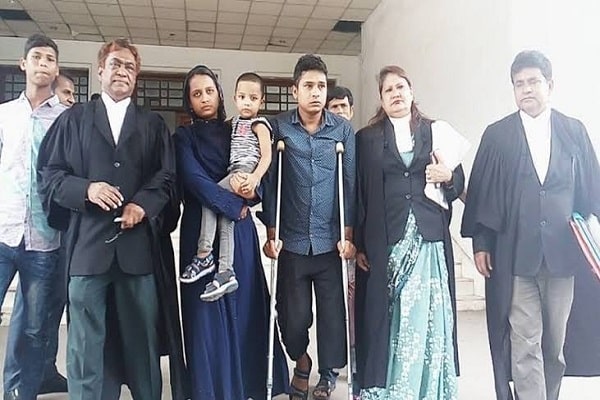 গ্রিন লাইন বাস-পা হারানো রাসেল-ক্ষতিপূরণ