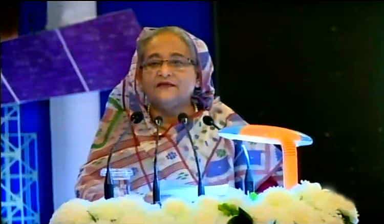 প্রধানমন্ত্রী শেখ হাসিনা-সরকারের বিরুদ্ধে কথা