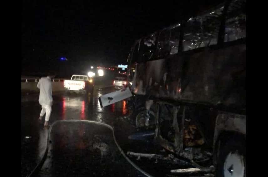 সৌদি আরব-মক্কার কাছে বাস দুর্ঘটনা