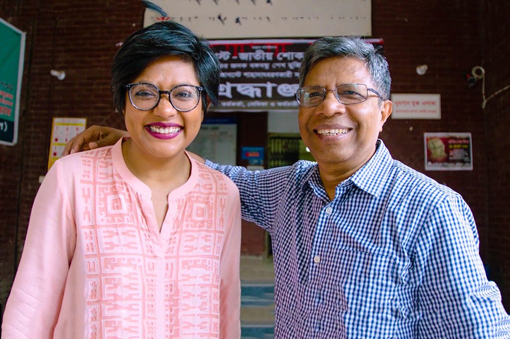 চাইল্ড রিসার্চ ফাউন্ডেশনের গবেষক ড. সেঁজুতি সাহা ও চাইল্ড রিসার্চ ফাউন্ডেশনের পরিচালক সমীর কুমার সাহা