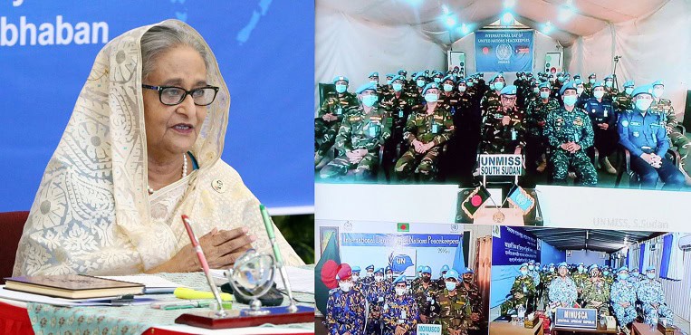 জাতিসংঘ শান্তিরক্ষা কার্যক্রমে অংশগ্রহণকারী সেনা সদস্যরা. Channel i News - চ্যানেল আই নিউজ