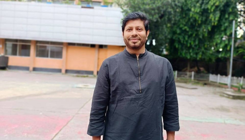 প্রযোজক খোরশেদ আলম খসরু। ছবি: নাহিয়ান ইমন