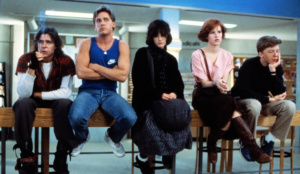 ‘দ্য ব্রেকফাস্ট ক্লাব’ ছবির একটি দৃশ্য