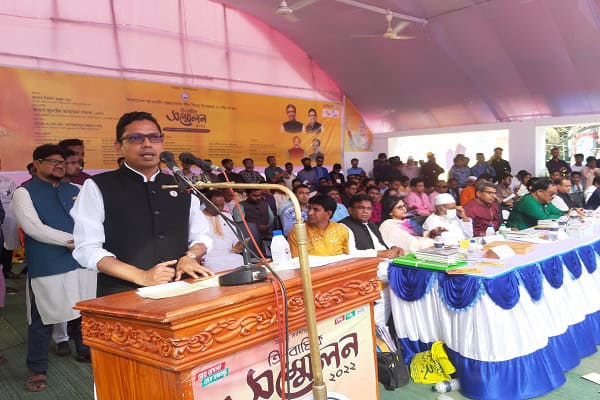 জুনাইদ আহমেদ পলক বঙ্গবন্ধুর প্রযুক্তির ভিত্তি রচনার উপর বক্তৃতা দিচ্ছেন. Channel i News - চ্যানেল আই নিউজ